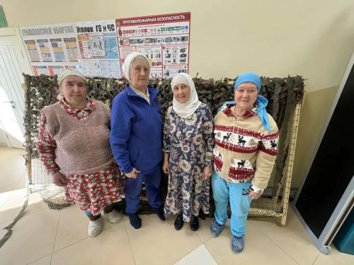 Уразлы авылында маскировка челтәрләре үрәләр