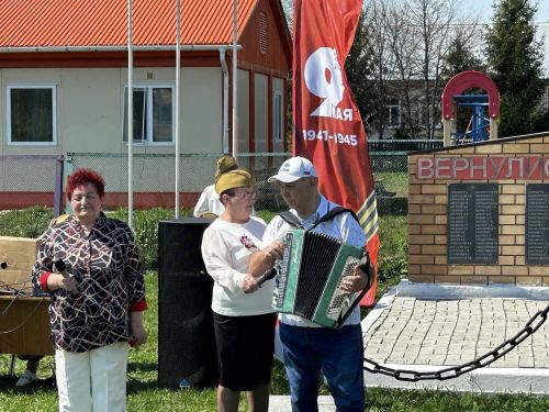 Татар Танае авылында Җиңү көненә багышланган тантаналы митинг узды