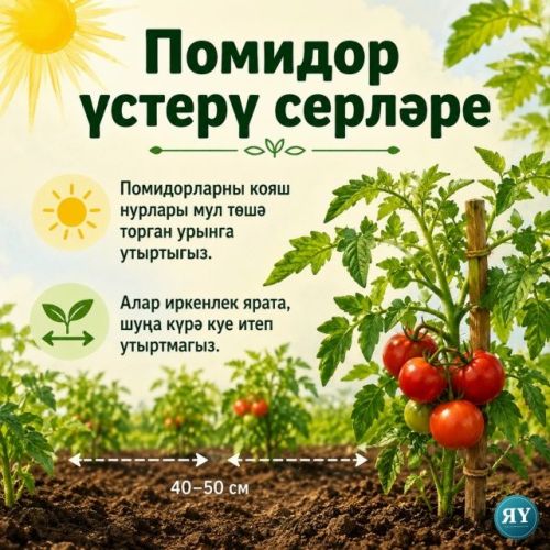 Помидор үстерү серләре