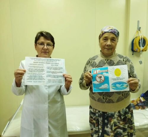 Акъегет авылында сәламәт тормышка багышланган акция узды