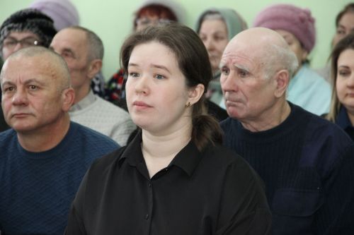 Бишнә авыл җирлегендә узган хисап сессия