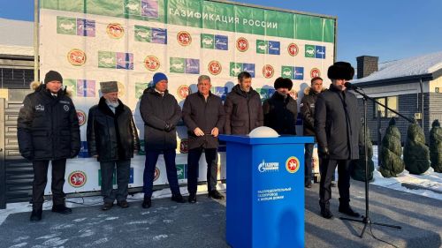 Кече Ключи авылының «Хан утары» бистәсендә күптән көтелгән вакыйга – газлаштыру республика программасы кысаларында йортларга газ керде