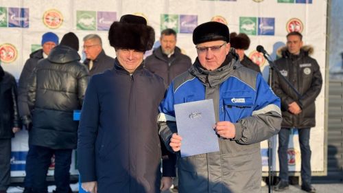 Кече Ключи авылының «Хан утары» бистәсендә күптән көтелгән вакыйга – газлаштыру республика программасы кысаларында йортларга газ керде