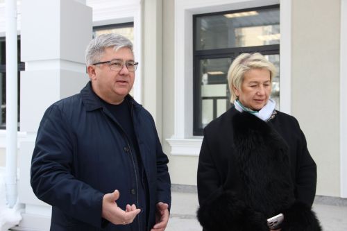 Яшел Үзән тарих-мәдәни мирас музеена эшлекле визит белән, мәдәният министры Ирада Әюпова килде