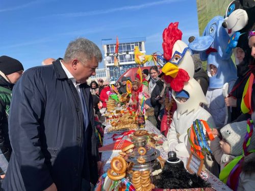 Яшел Үзәндә Май чабу чарасы
