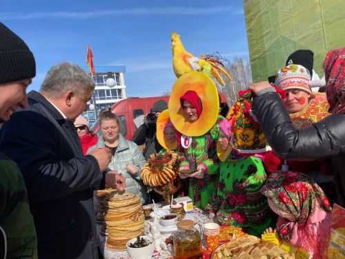 Яшел Үзәндә Май чабу чарасы