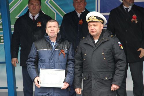 A.М Горький исемендәге Яшел Үзән заводында тантаналы рәвештә «ВИКТОР ВЕЛИКИЙ»  Патруль кораблен һәм «ТАЙФУН» кече ракета корабын суга төшерделәр