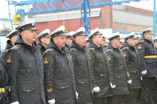 A.М Горький исемендәге Яшел Үзән заводында тантаналы рәвештә «ВИКТОР ВЕЛИКИЙ»  Патруль кораблен һәм «ТАЙФУН» кече ракета корабын суга төшерделәр