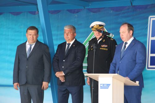A.М Горький исемендәге Яшел Үзән заводында тантаналы рәвештә «СТАВРОПОЛЬ»&nbsp; кораблен суга төшерү