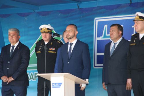 A.М Горький исемендәге Яшел Үзән заводында тантаналы рәвештә «СТАВРОПОЛЬ»&nbsp; кораблен суга төшерү