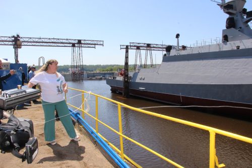 A.М Горький исемендәге Яшел Үзән заводында тантаналы рәвештә «СТАВРОПОЛЬ»&nbsp; кораблен суга төшерү