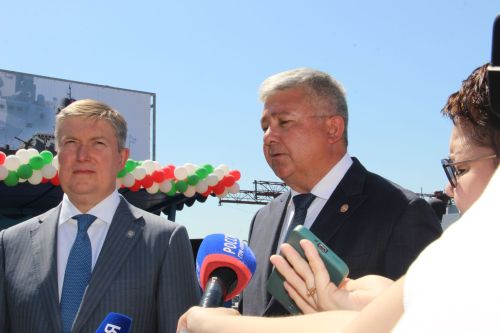 A.М Горький исемендәге Яшел Үзән заводында тантаналы рәвештә «СТАВРОПОЛЬ»&nbsp; кораблен суга төшерү