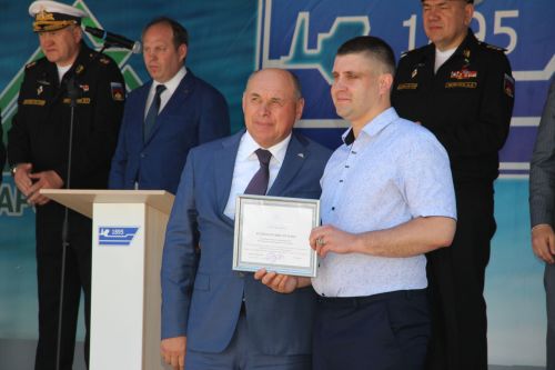 A.М Горький исемендәге Яшел Үзән заводында тантаналы рәвештә «СТАВРОПОЛЬ»&nbsp; кораблен суга төшерү