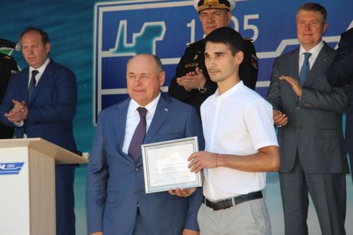 A.М Горький исемендәге Яшел Үзән заводында тантаналы рәвештә «СТАВРОПОЛЬ»&nbsp; кораблен суга төшерү