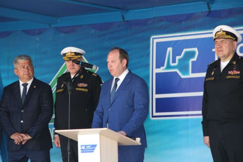 A.М Горький исемендәге Яшел Үзән заводында тантаналы рәвештә «СТАВРОПОЛЬ»&nbsp; кораблен суга төшерү