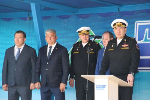 A.М Горький исемендәге Яшел Үзән заводында тантаналы рәвештә «СТАВРОПОЛЬ»&nbsp; кораблен суга төшерү