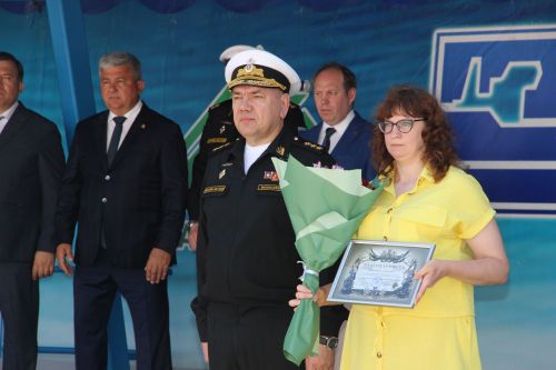 A.М Горький исемендәге Яшел Үзән заводында тантаналы рәвештә «СТАВРОПОЛЬ»&nbsp; кораблен суга төшерү