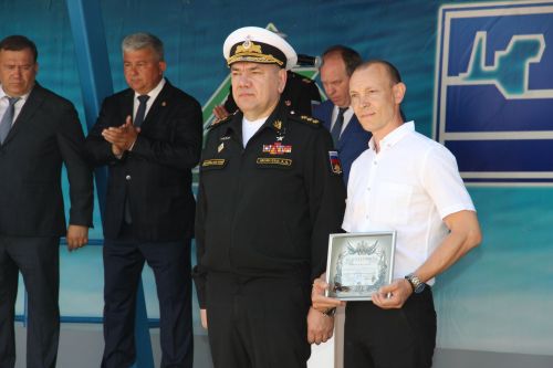 A.М Горький исемендәге Яшел Үзән заводында тантаналы рәвештә «СТАВРОПОЛЬ»&nbsp; кораблен суга төшерү