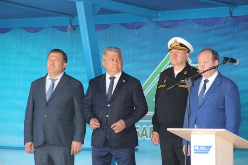 A.М Горький исемендәге Яшел Үзән заводында тантаналы рәвештә «СТАВРОПОЛЬ»&nbsp; кораблен суга төшерү