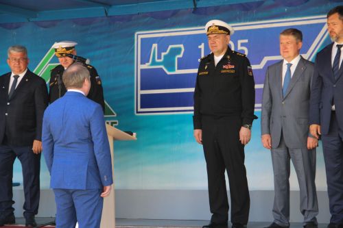 A.М Горький исемендәге Яшел Үзән заводында тантаналы рәвештә «СТАВРОПОЛЬ»&nbsp; кораблен суга төшерү