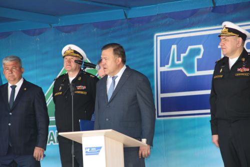 A.М Горький исемендәге Яшел Үзән заводында тантаналы рәвештә «СТАВРОПОЛЬ»&nbsp; кораблен суга төшерү