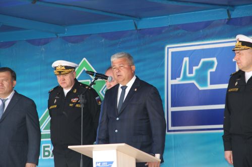 A.М Горький исемендәге Яшел Үзән заводында тантаналы рәвештә «СТАВРОПОЛЬ»&nbsp; кораблен суга төшерү