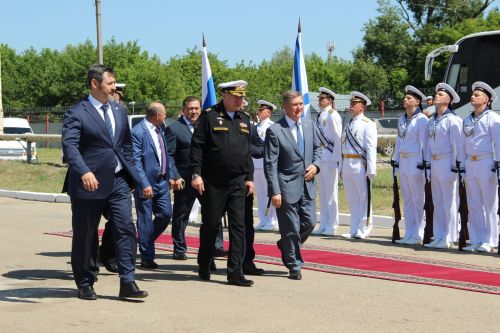 A.М Горький исемендәге Яшел Үзән заводында тантаналы рәвештә «СТАВРОПОЛЬ»&nbsp; кораблен суга төшерү