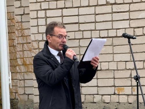 Яшел Үзән районы «Ленин» исемендәге колхозны җитәкләгән Тәлгать Әшрафҗан улы Гыйниятуллинга бюст ачу тантанасы