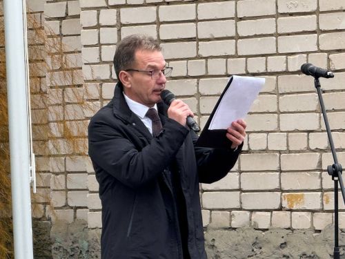 Яшел Үзән районы «Ленин» исемендәге колхозны җитәкләгән Тәлгать Әшрафҗан улы Гыйниятуллинга бюст ачу тантанасы