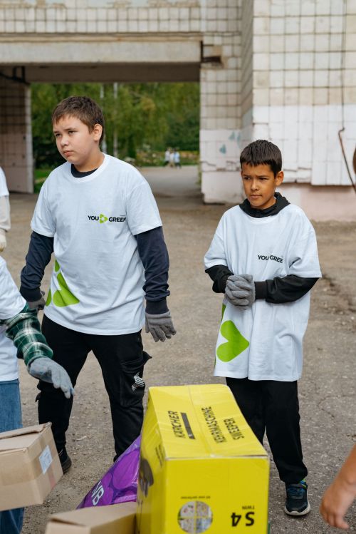 1нче лицейда "YOU GREEN" экологик акциясе