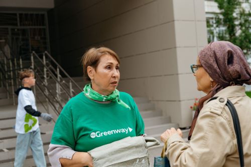 1нче лицейда "YOU GREEN" экологик акциясе