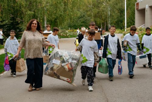 1нче лицейда "YOU GREEN" экологик акциясе
