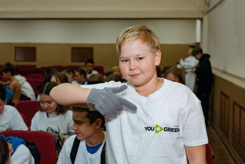 1нче лицейда "YOU GREEN" экологик акциясе