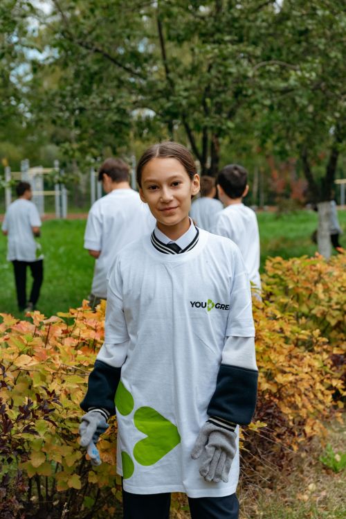 1нче лицейда "YOU GREEN" экологик акциясе