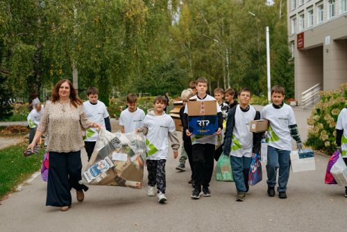 1нче лицейда "YOU GREEN" экологик акциясе