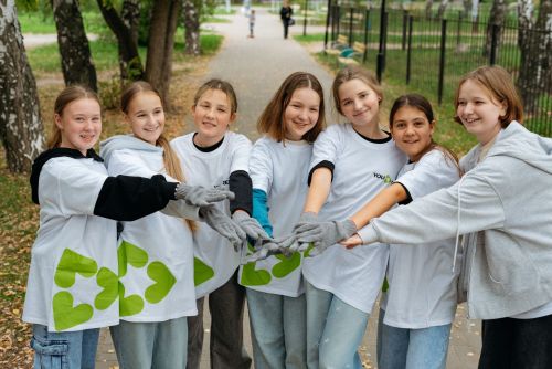 1нче лицейда "YOU GREEN" экологик акциясе