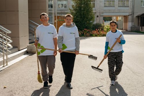1нче лицейда "YOU GREEN" экологик акциясе