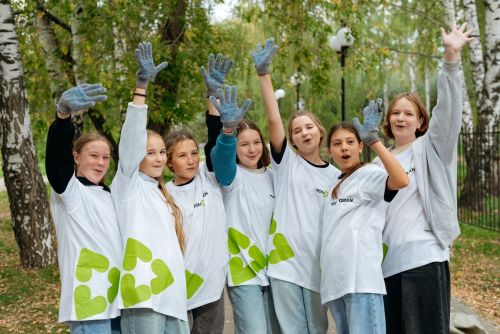 1нче лицейда "YOU GREEN" экологик акциясе