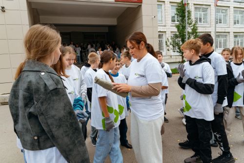1нче лицейда "YOU GREEN" экологик акциясе