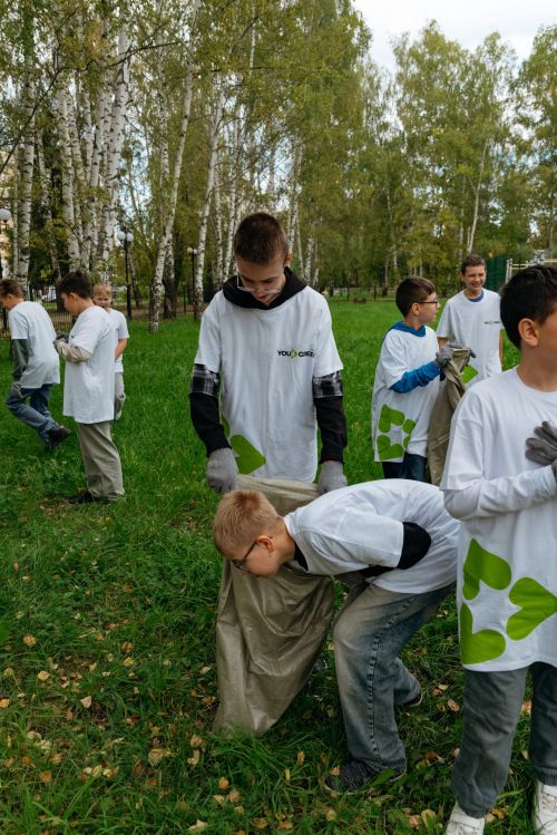 1нче лицейда "YOU GREEN" экологик акциясе