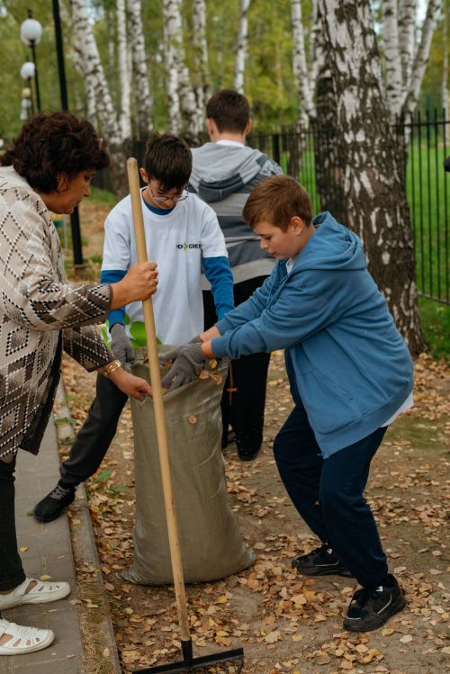 1нче лицейда "YOU GREEN" экологик акциясе