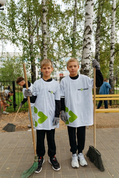1нче лицейда "YOU GREEN" экологик акциясе