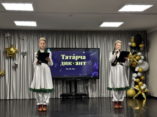 5нче гимназиядә "Татарча диктан" акциясе узды