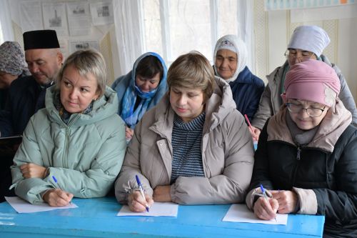 Бәчек авылы мәктәбендә «Татарча диктант»