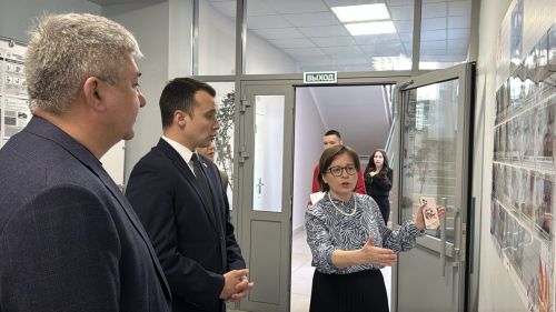 Шәһәребезнең 5нче гимназиясендә «Аҗаган 2.0» Бөтенроссия хәрби-спорт уенының муниципаль этабы