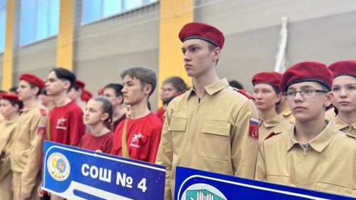Шәһәребезнең 5нче гимназиясендә «Аҗаган 2.0» Бөтенроссия хәрби-спорт уенының муниципаль этабы