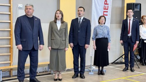 Шәһәребезнең 5нче гимназиясендә «Аҗаган 2.0» Бөтенроссия хәрби-спорт уенының муниципаль этабы