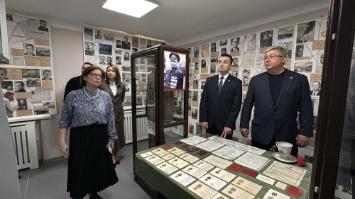 Шәһәребезнең 5нче гимназиясендә «Аҗаган 2.0» Бөтенроссия хәрби-спорт уенының муниципаль этабы