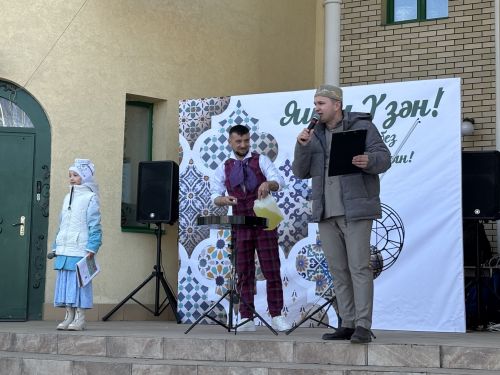 Яшел Үзәннең "Җәмигъ" мәчете территориясендә Ураза бәйрәме 2025
