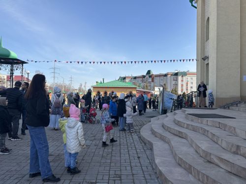 Яшел Үзәннең "Җәмигъ" мәчете территориясендә Ураза бәйрәме 2025